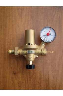Automatisch vulventiel Alomat 1/2" incl. manometer